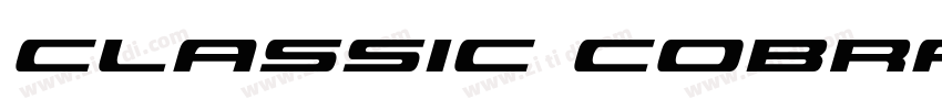 Classic Cobra Bold I字体转换 Classic Cobra Bold I字体转换